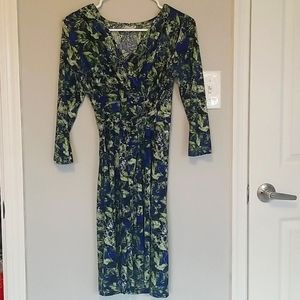 Floral wrap dress size Small